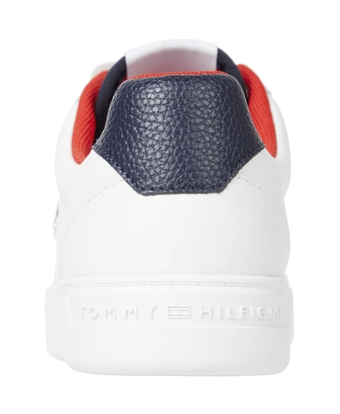 Женские кроссовки на завышенной подошве Tommy Hilfiger, белый — фото 4