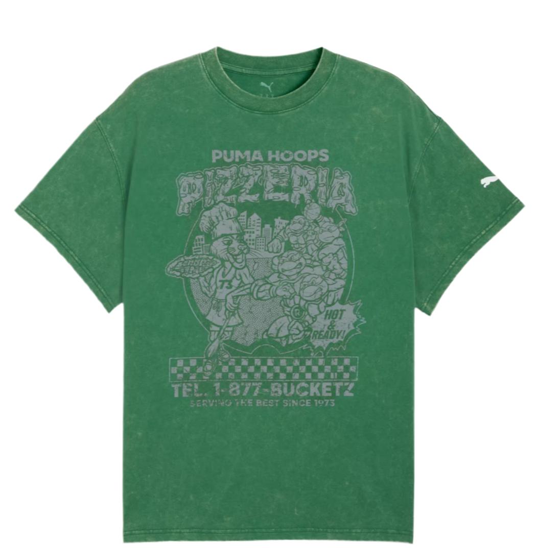 

Футболка Hoops X Tortugas Ninja I для мужчин PUMA, зеленый