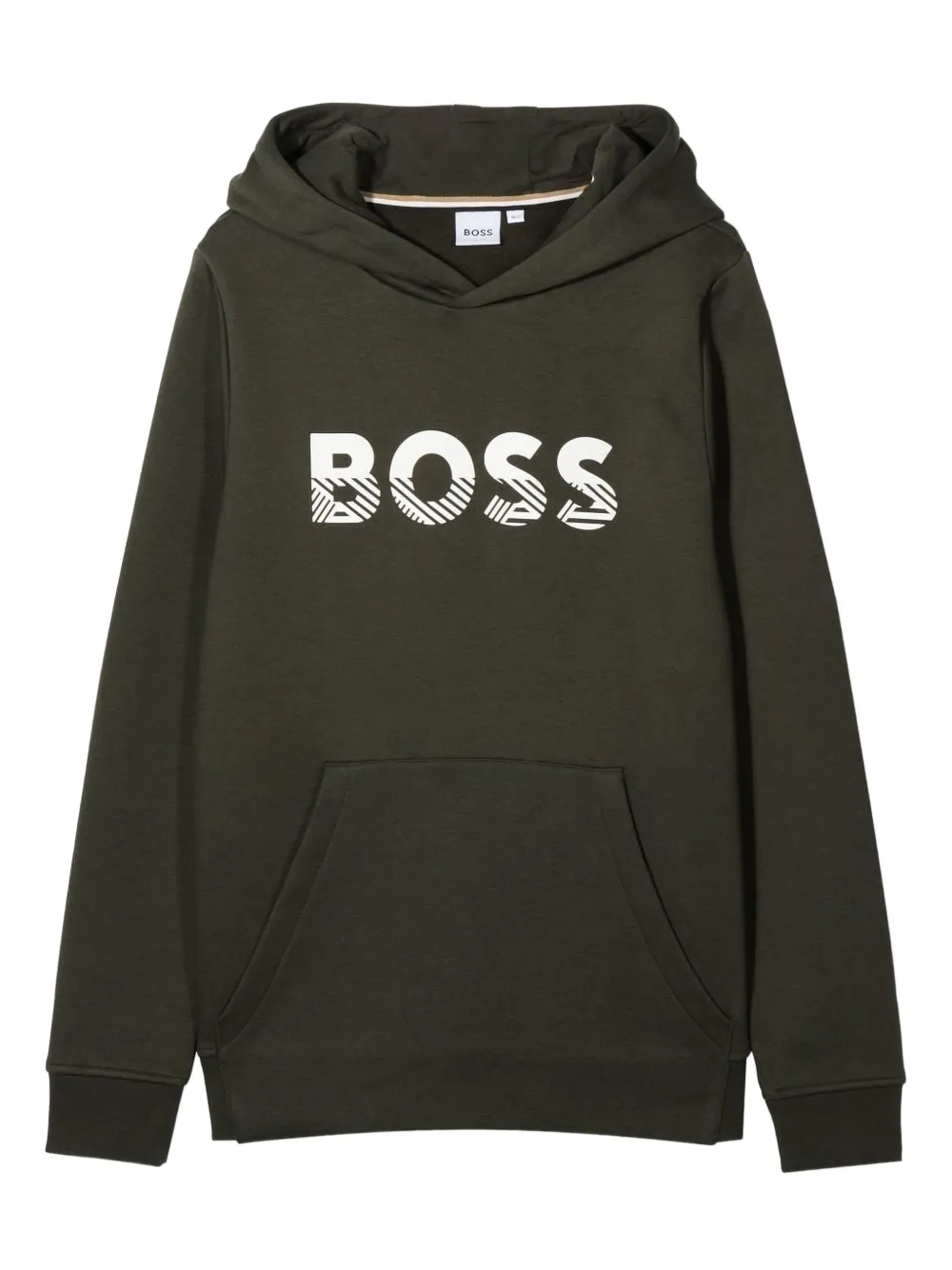 

Худи с логотипом BOSS Kidswear, зеленый