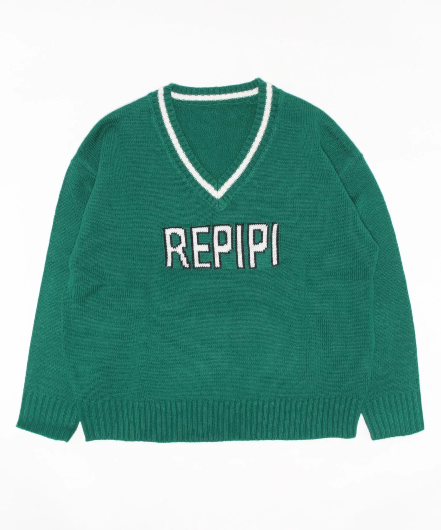 【repipi Armario / Repipi Armario】Детский свитер со свободным воротником