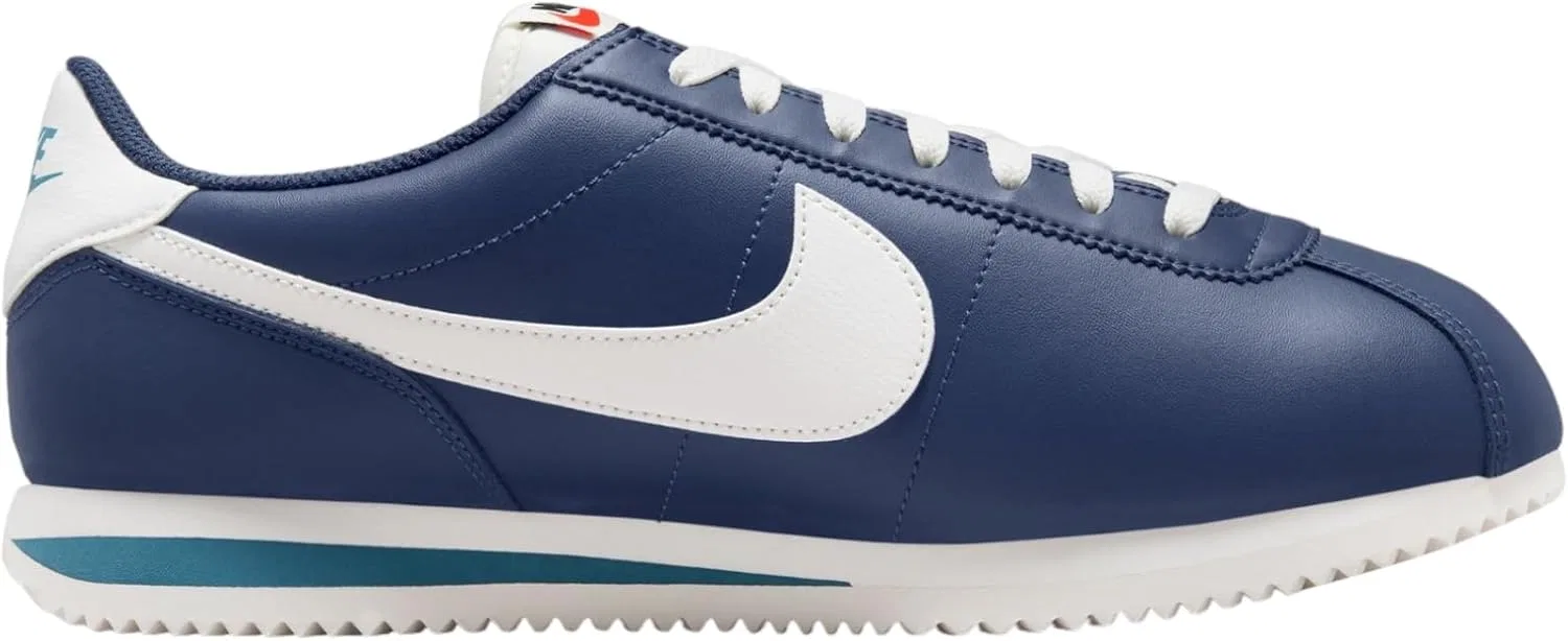 Мужские кроссовки Nike Cortez, белый/черный/синий — фото 3
