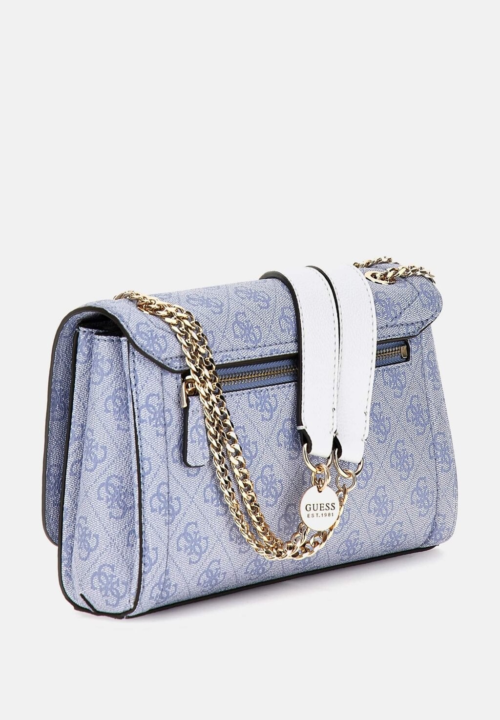 

Большая сумка NOELLE CONVERTIBLE FLAP Guess, светло-голубой