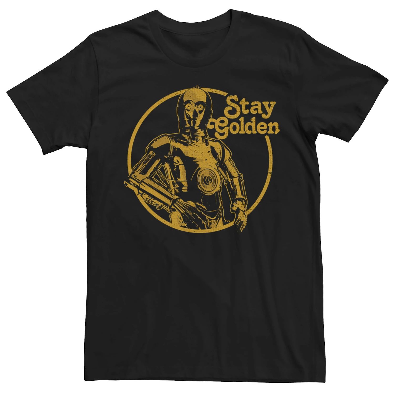 

Мужская футболка C-3PO Stay Golden Star Wars