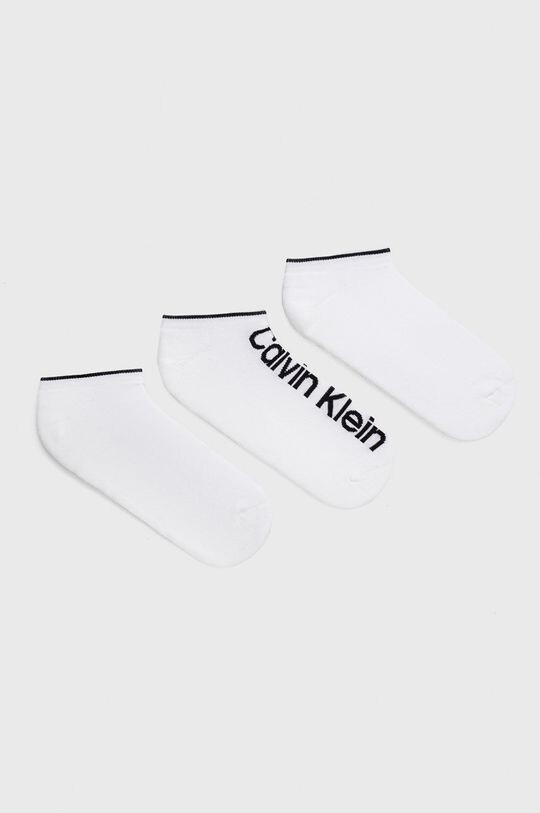

Носки (3 шт.) Calvin Klein, белый