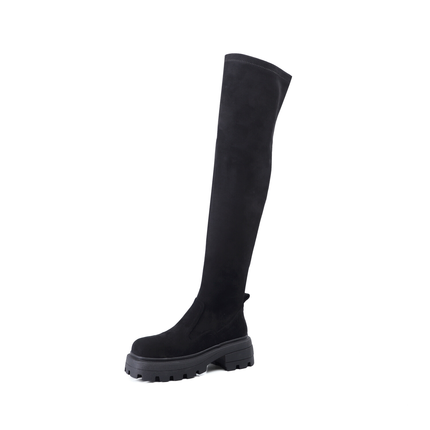 

Сапоги женские Pvaj, цвет Suede black