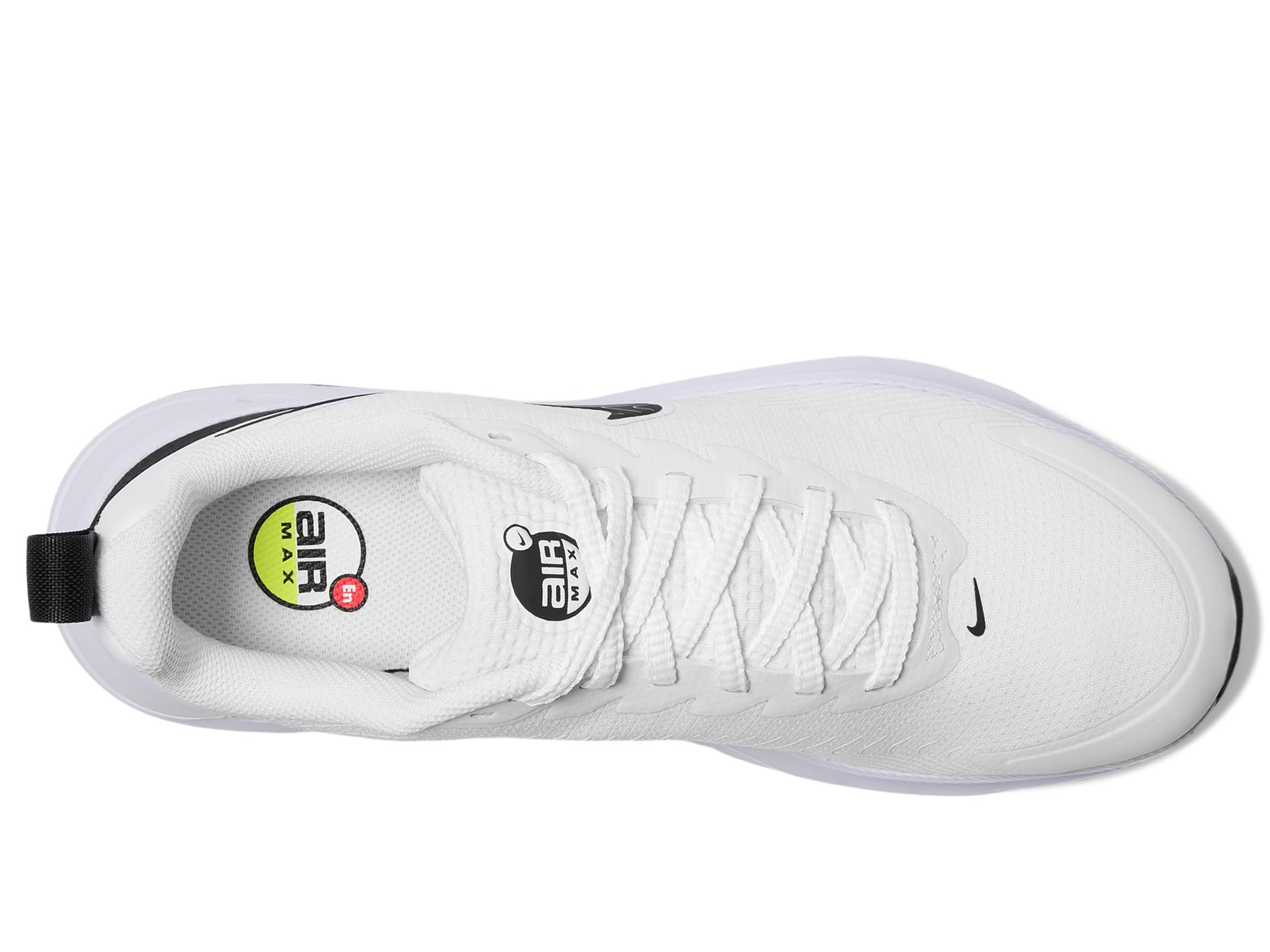 Кроссовки Nike Air Max Nuaxis, цвет White/Black/White — фото 2