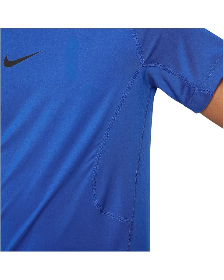 Топ Nike Kids Dri-FIT Short Sleeve Tops, цвет Game Royal/Black — фото 4