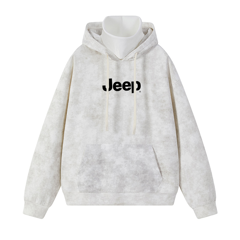 

Толстовка Unisex Hooded Moderate Regular Jeep, heather серый