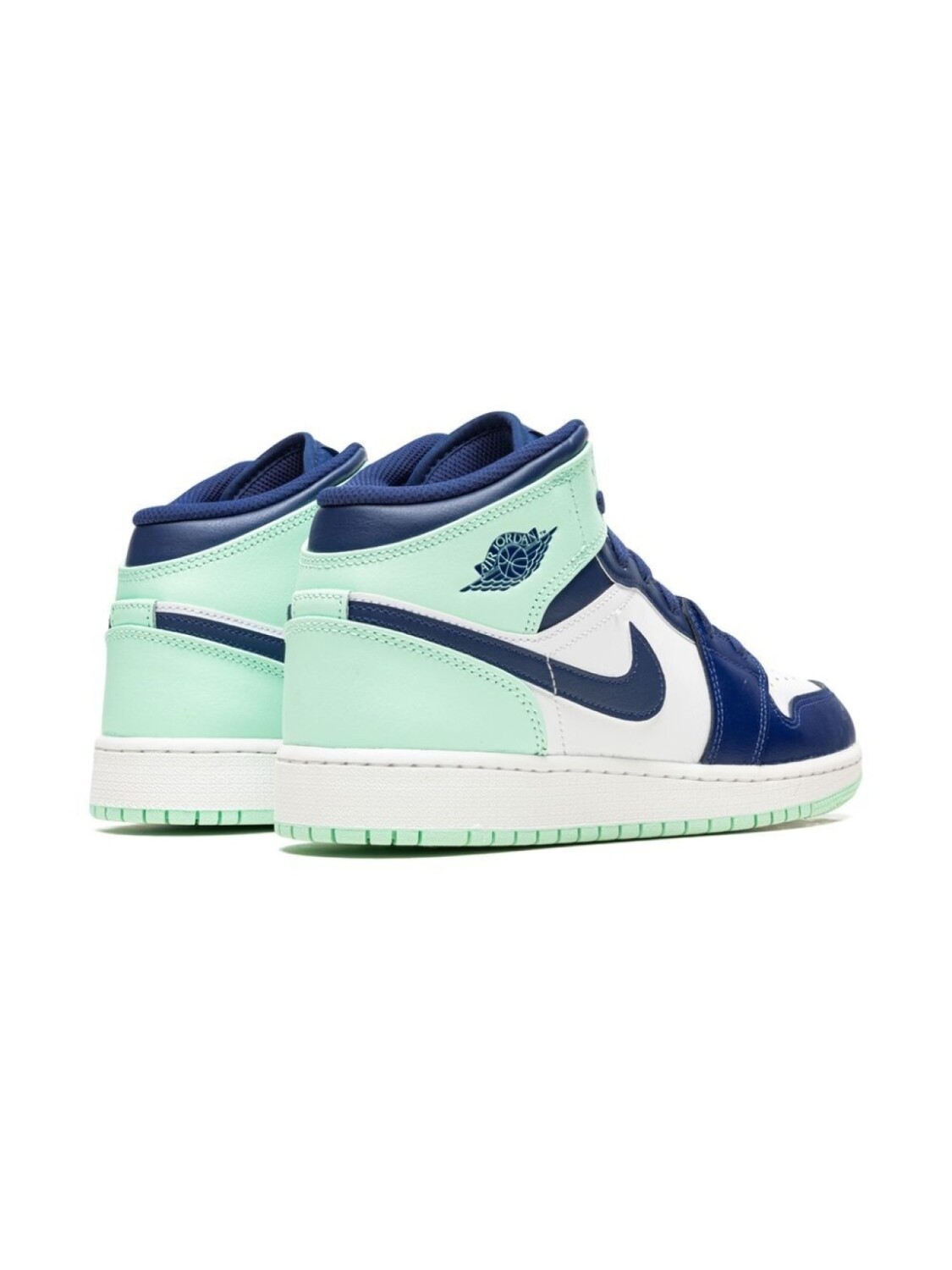 Jordan кроссовки Air Jordan 1 Mid Blue Mint, синий — фото 3