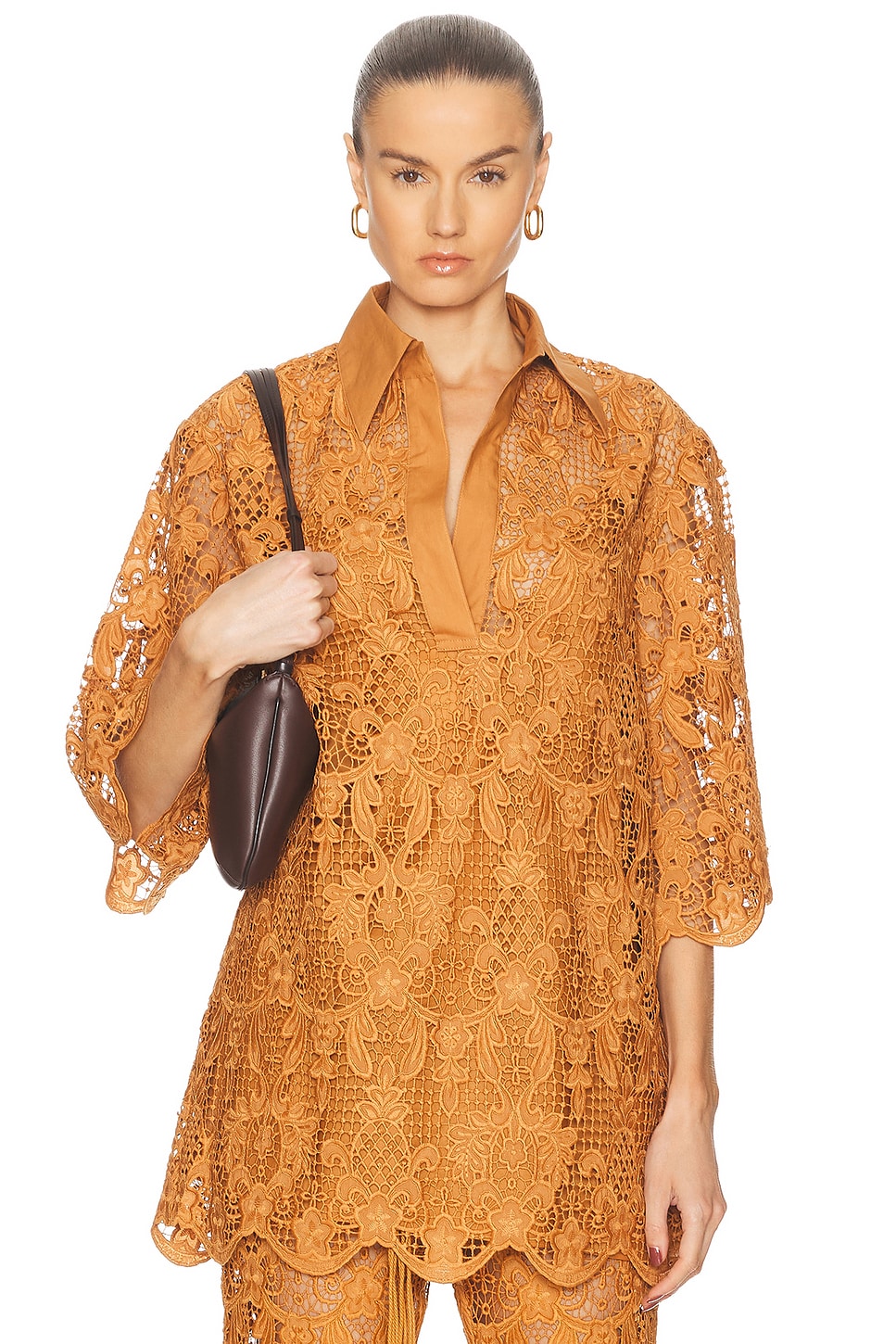 

Туника Coco Lace Zimmermann, Biscuit