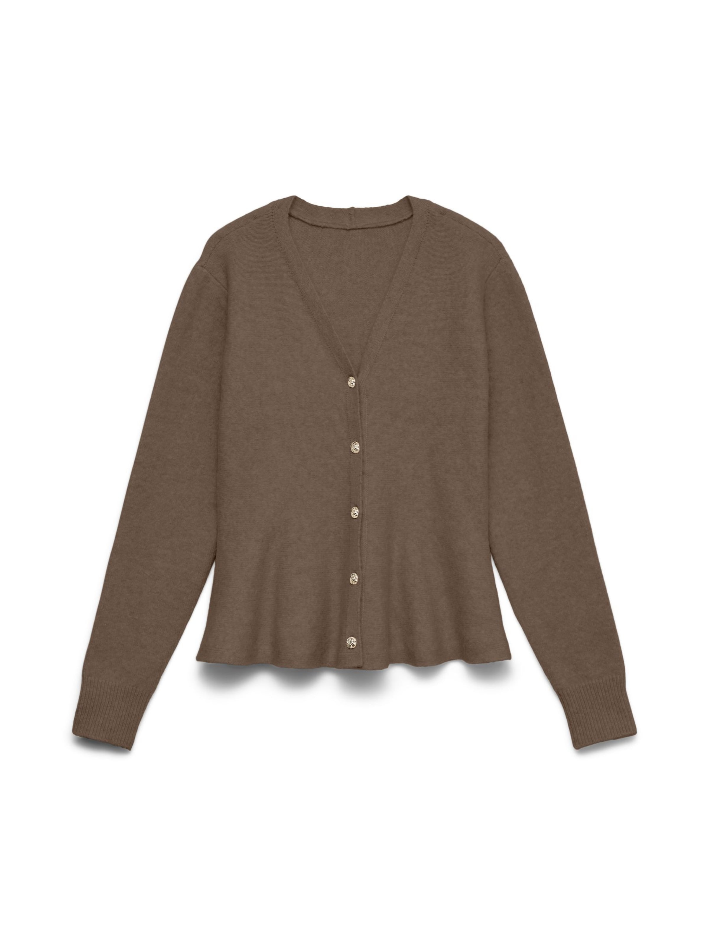 

VERO MODA Кардиган 'VMGrace' вязаный, коричневый