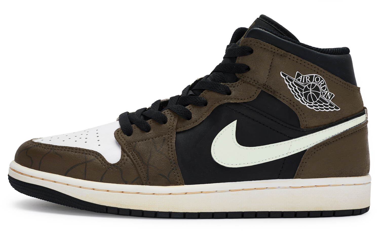

Кроссовки Vintage Jordan Air Jordan 1, черный/белый