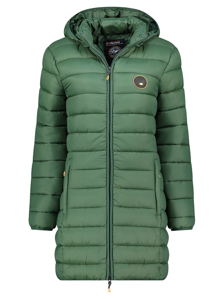 

Geographical Norway Стеганое пальто "Atikamap" зеленого цвета