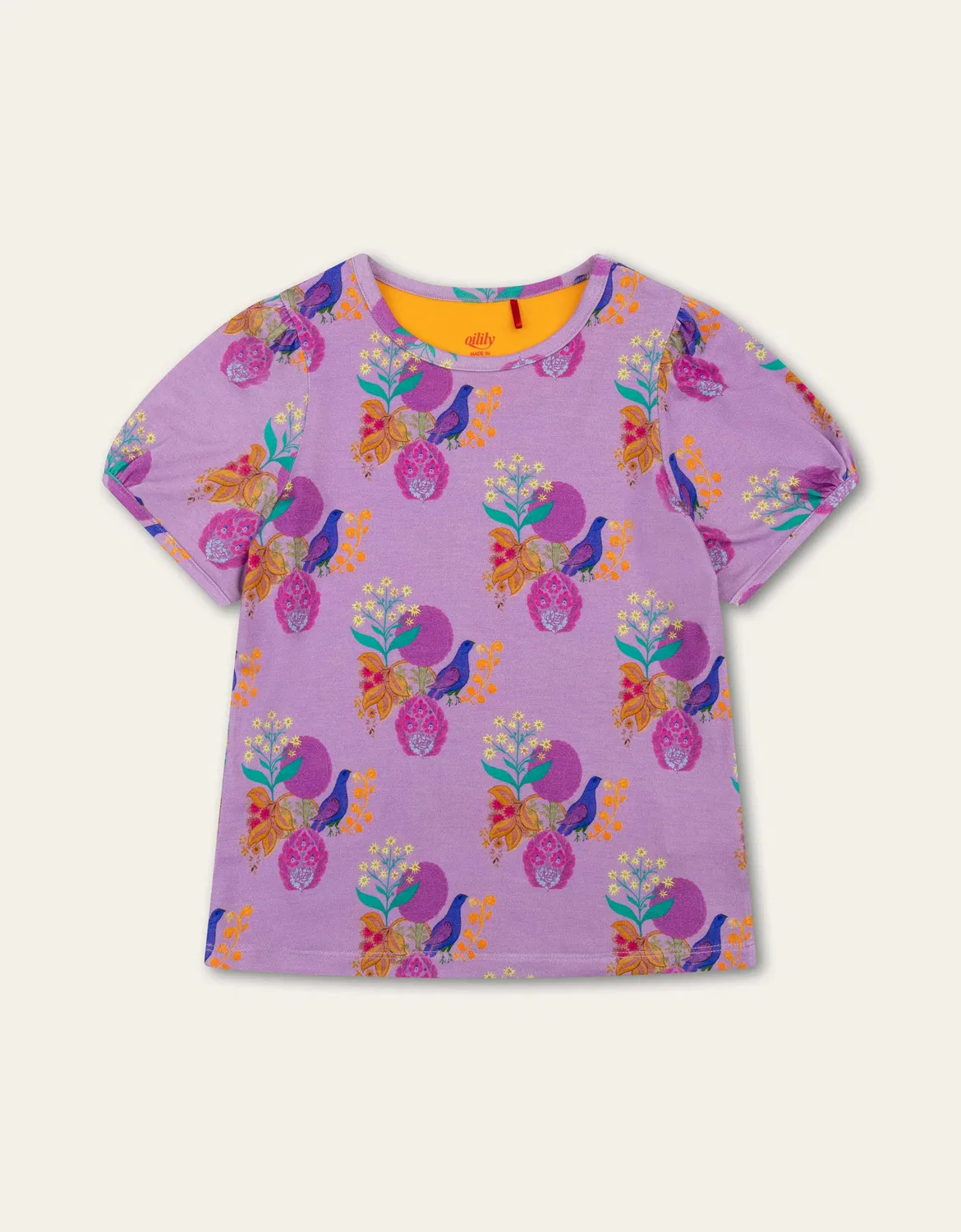 Футболка из вискозы Oilily, лиловая