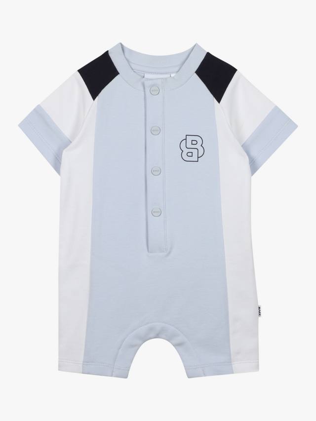

Детский комбинезон HUGO BOSS, цвет Pale Blue/Multi