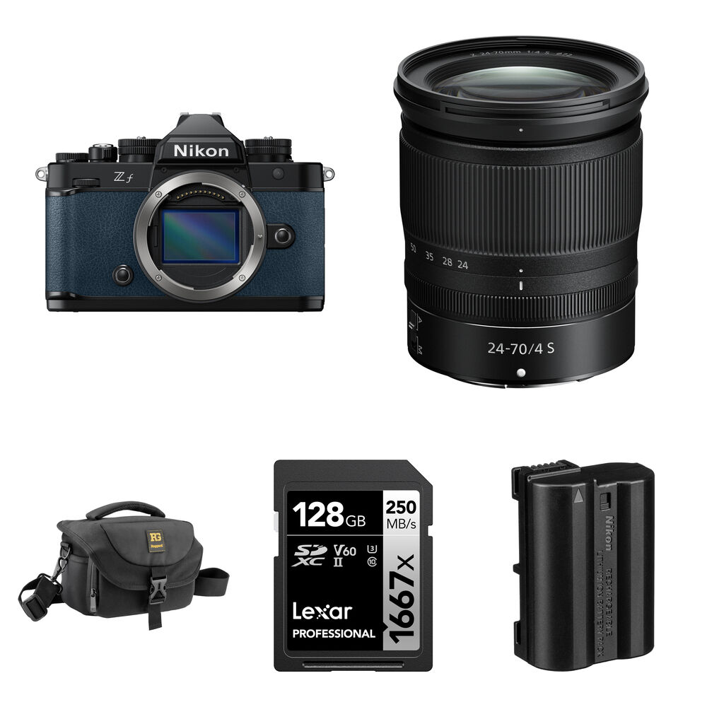 

Беззеркальная камера Nikon Zf Mirrorless Camera with 24-70mm f/4 Lens and Essentials+