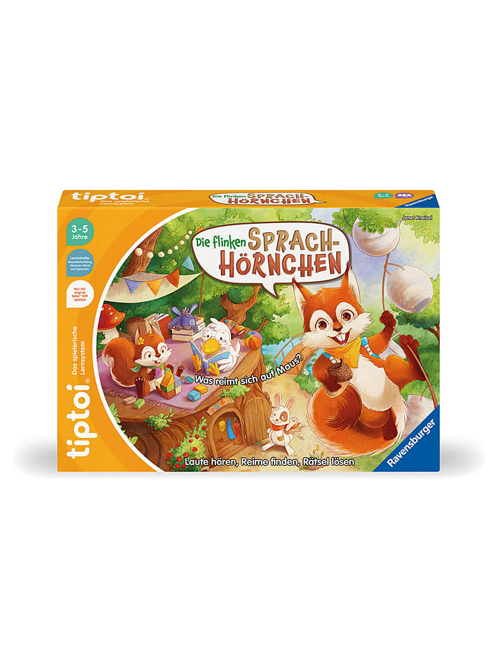 

Tiptoi - «Ловкие языковые белки» - для детей от 3 лет