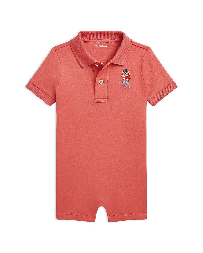 

Короткие шорты-поло Polo Bear из мягкого хлопка для мальчиков - для малышей Ralph Lauren, красный