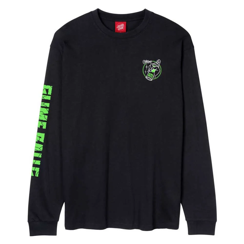 

Футболка с длинным рукавом Santa Cruz Mike giant van, черный