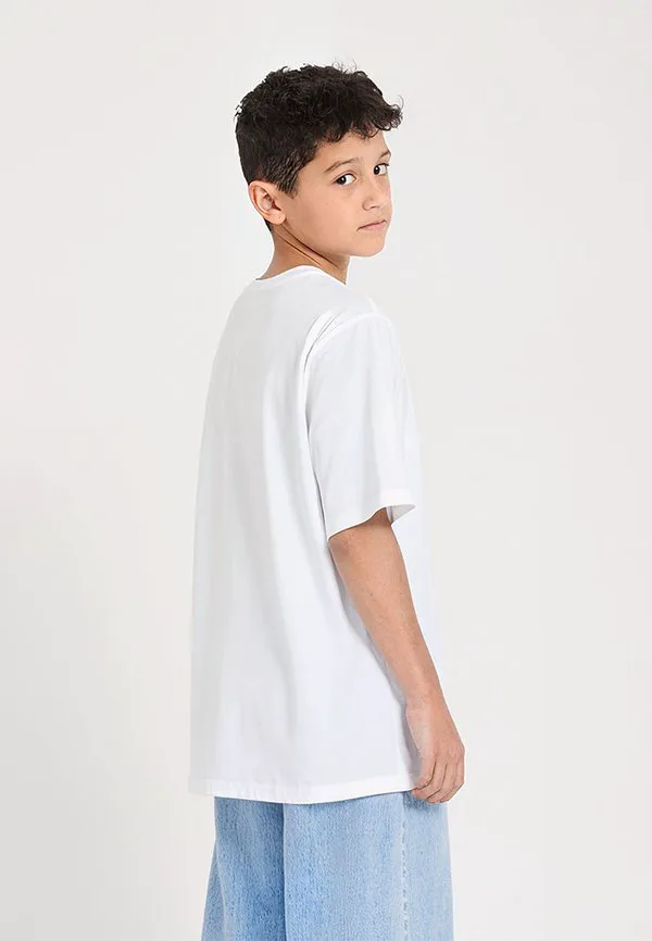 Заготовки для футболок tee stone, базовая футболка Volcom, White — фото 2