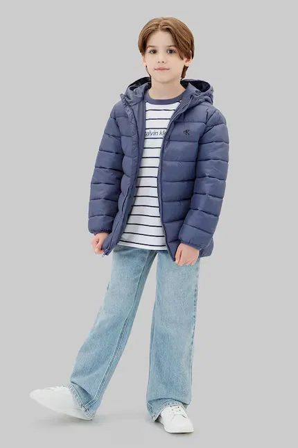 Куртка детская стеганая Calvin Klein Jeans, фиолетовый