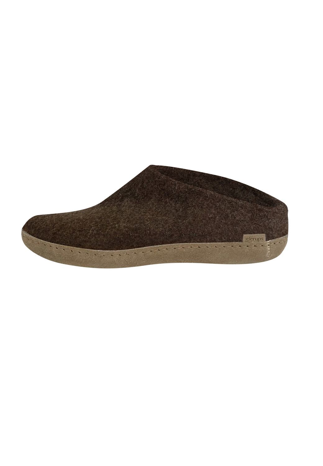 

Тапочки glerups Pantoffeln Ledersohle, цвет Nature brown
