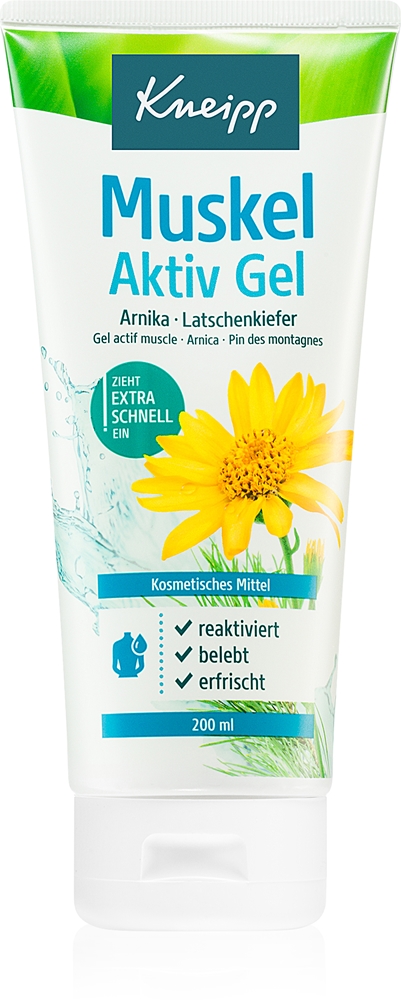 

Активный охлаждающий гель с арникой для уставших мышц Kneipp, 200 мл
