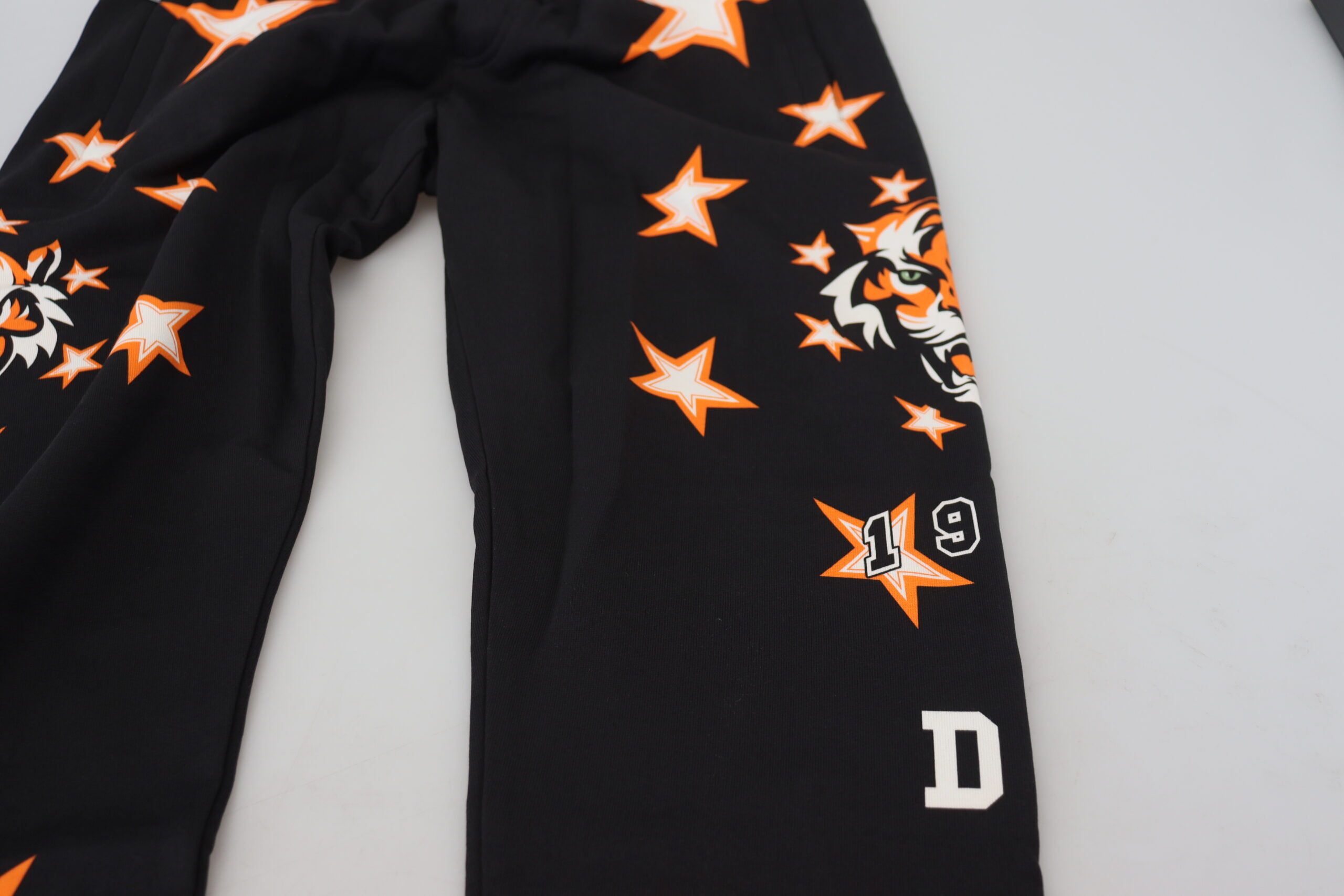 Элегантные повседневные спортивные штаны Black Star Dolce & Gabbana, черный — фото 4