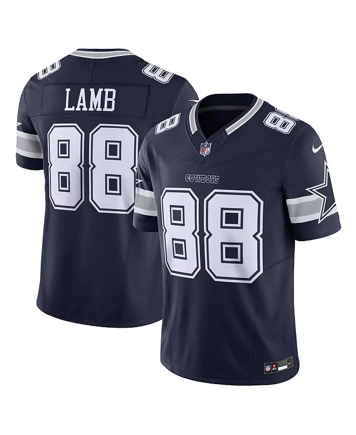 

Мужская лимитированная джерси Dallas Cowboys Vapor F.U.S.E. CeeDee Lamb Nike, синий