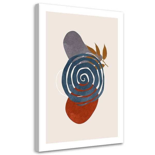 

Картина арт-принт KUNSTLOFT Spiral Botanical, синий