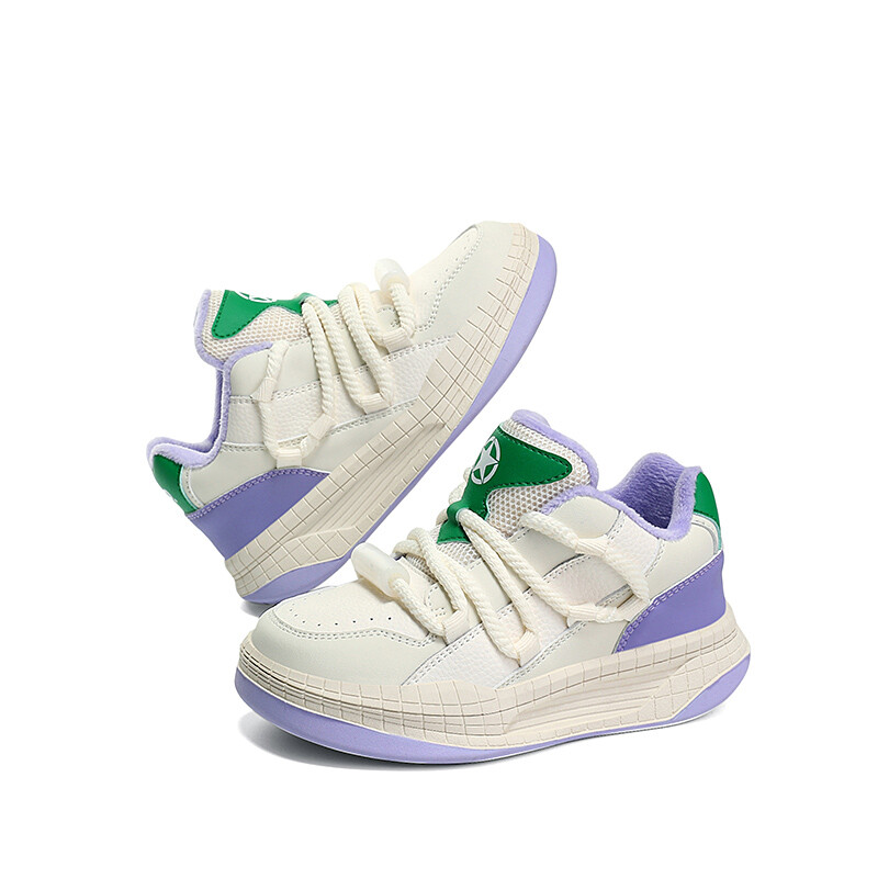 Детские кроссовки для скейтбординга Kids Low-top Sail/Coconut Milk/Platinum Violet Jeep, фиолетовый — фото 3