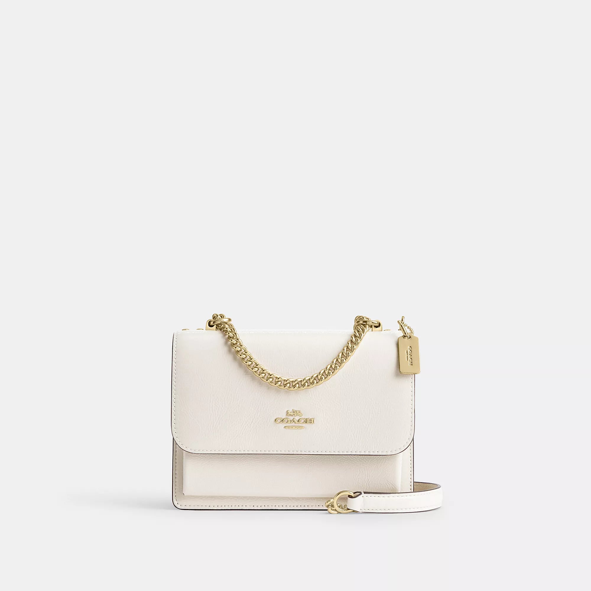 

Миниатюрная сумка через плечо Coach Outlet Klare, цвет gold/pearl