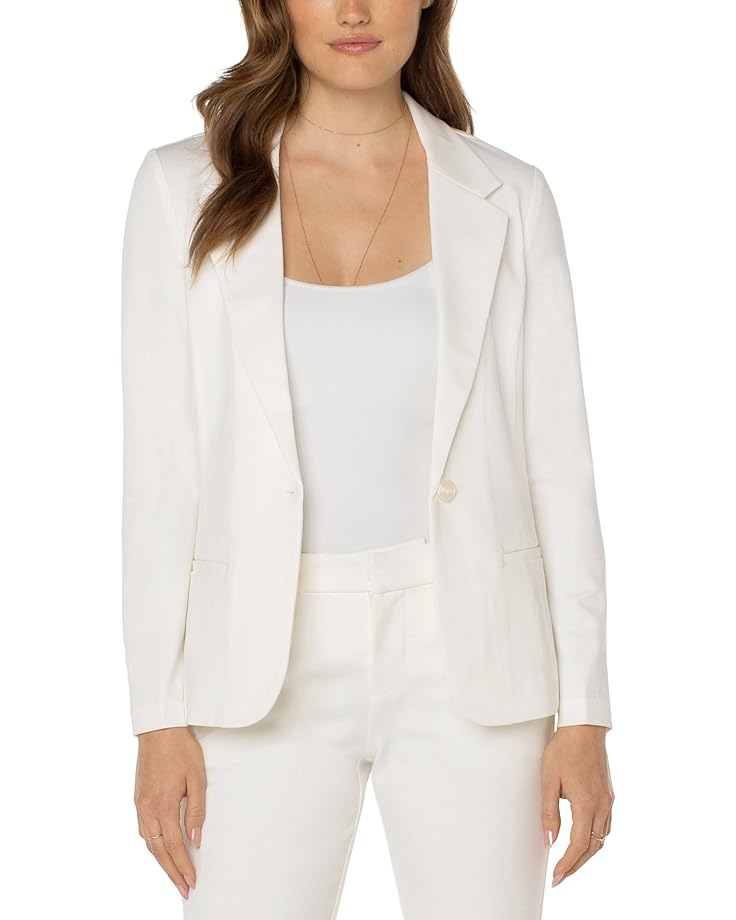 

Блейзер Liverpool Los Angeles Fitted Blazer Super Stretch Ponte, цвет Vintage White