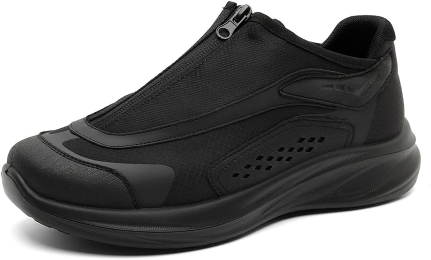 

Мужские кроссовки на платформе с сетчатым верхом и молнией Netehadi, черный