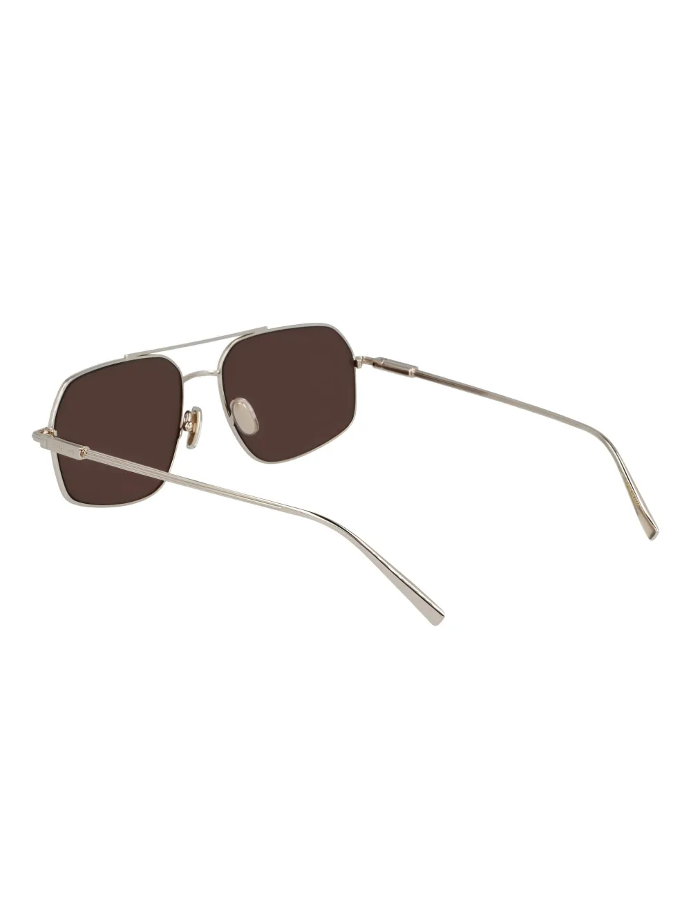 

Солнцезащитные очки в квадратной оправе Ferragamo Eyewear, коричневый
