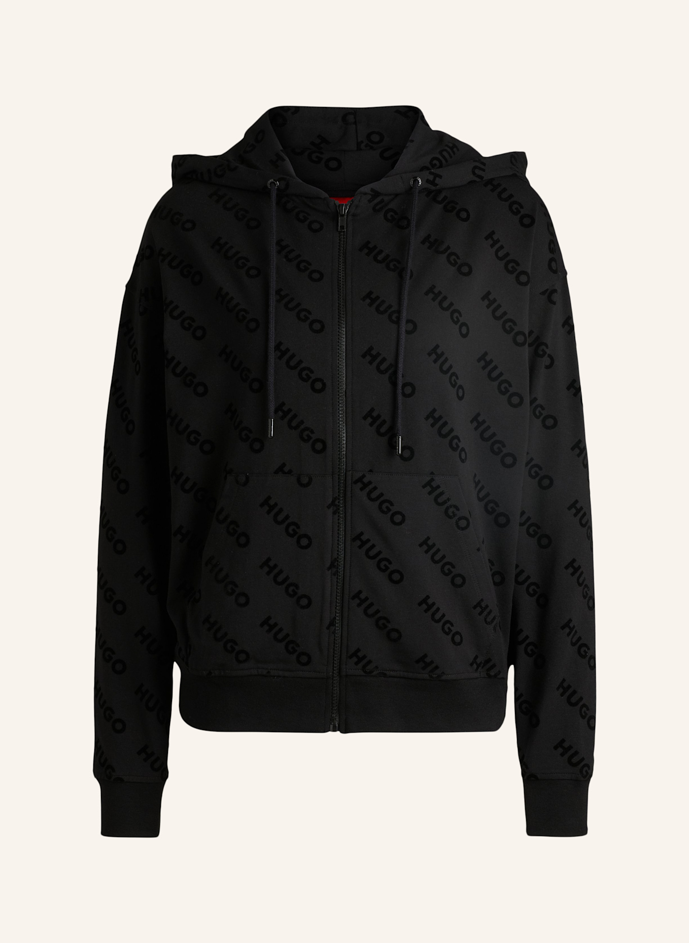 

Куртка для дома flokki_hooded куртка свободного кроя Hugo, черный