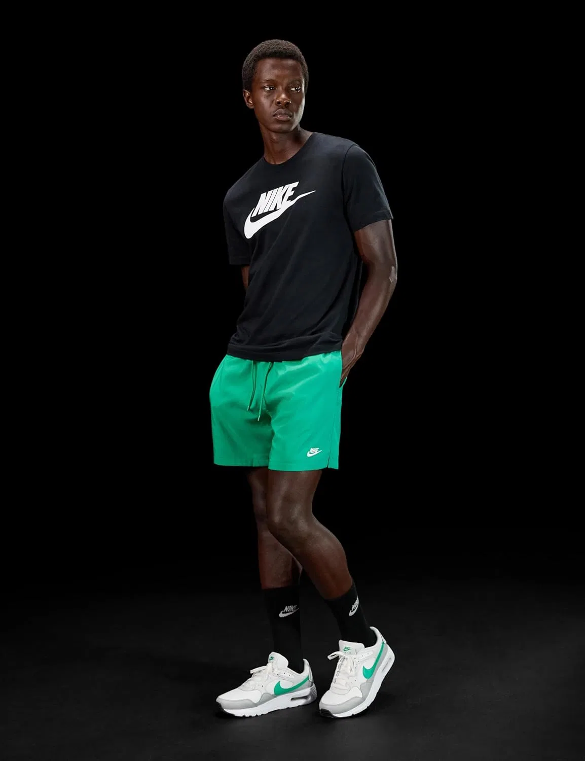 Мужские кроссовки Nike Air Max SC CW4555, Summit White Photon Dust Light Smoke Grey Stadium Green — фото 3