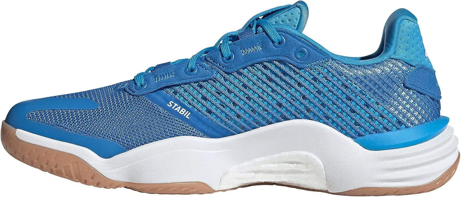 Мужские домашние кроссовки Adidas Stabil 16, Blue White — фото 2