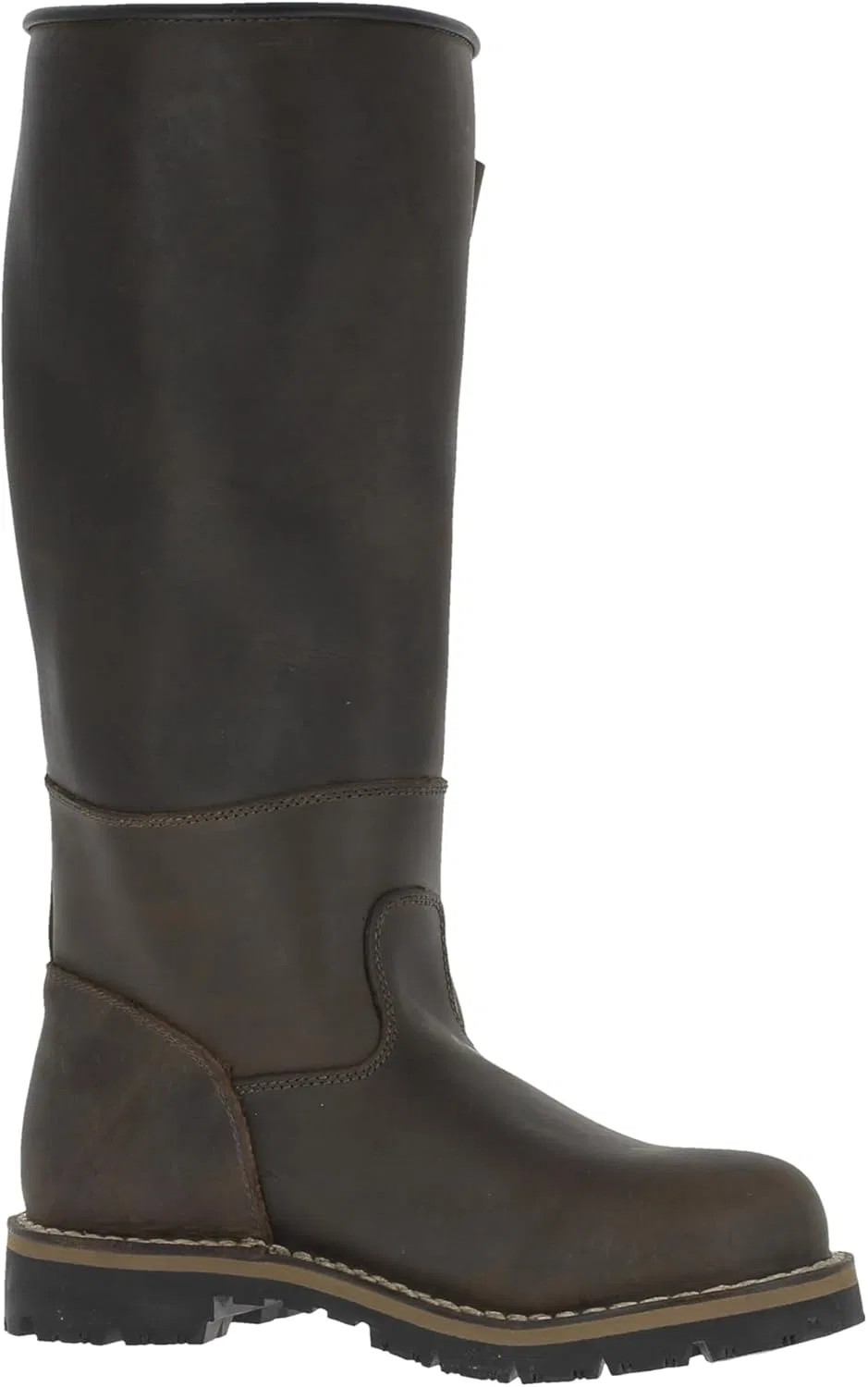 Schladminger Bergschuh Мужские зимние ботинки Jörg, коричневые, круглой формы, теплые, на подкладке, для снега — фото 4