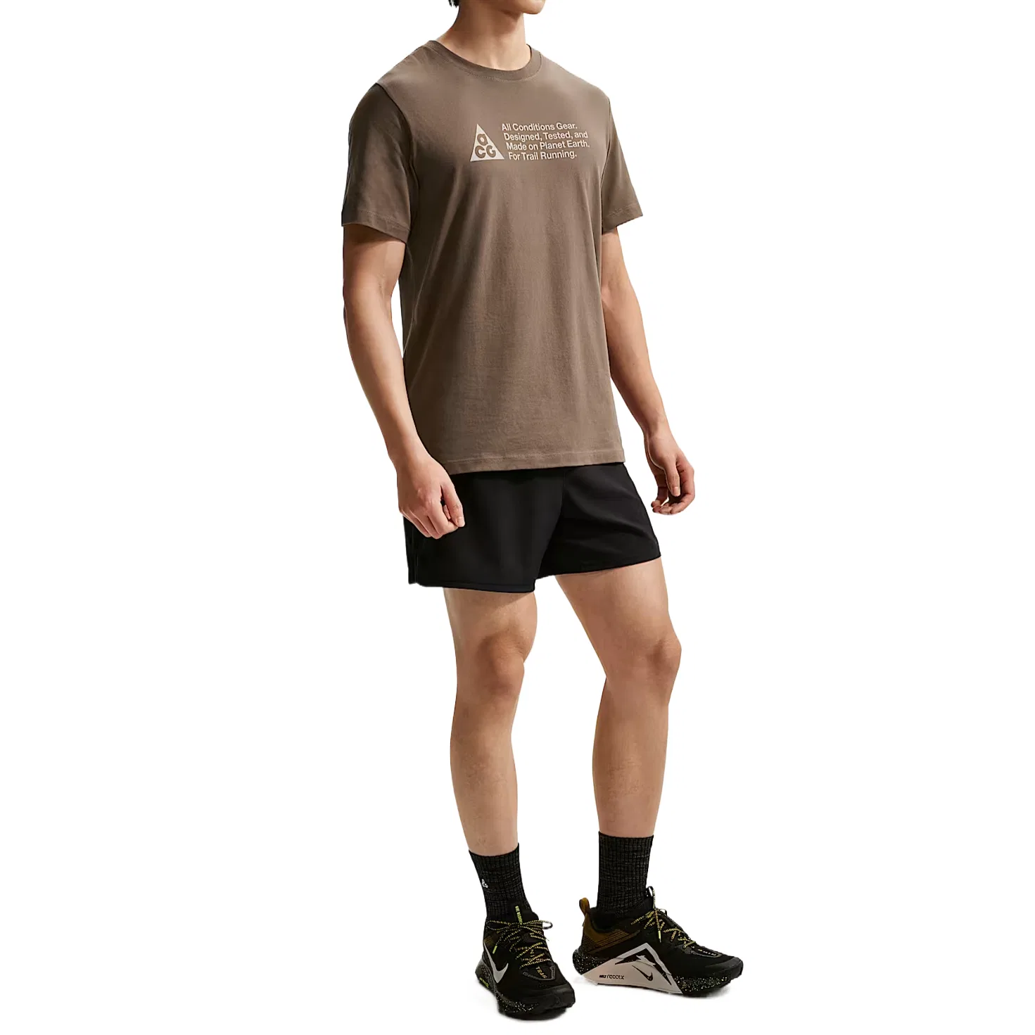 Футболка для бега Dri Fit мужская Nike, Ironstone