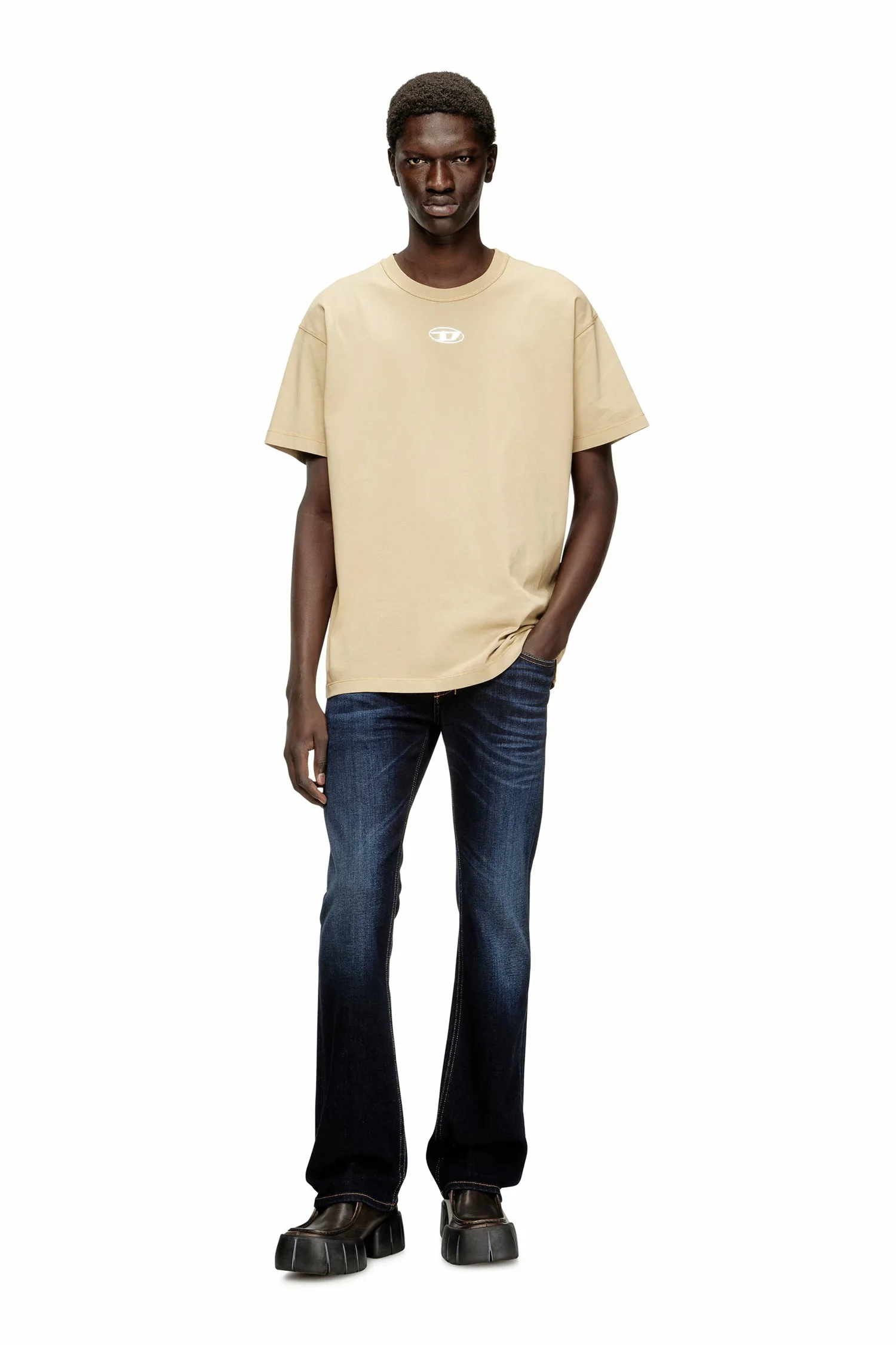 Мужская футболка T-NORM-IOD Diesel, beige