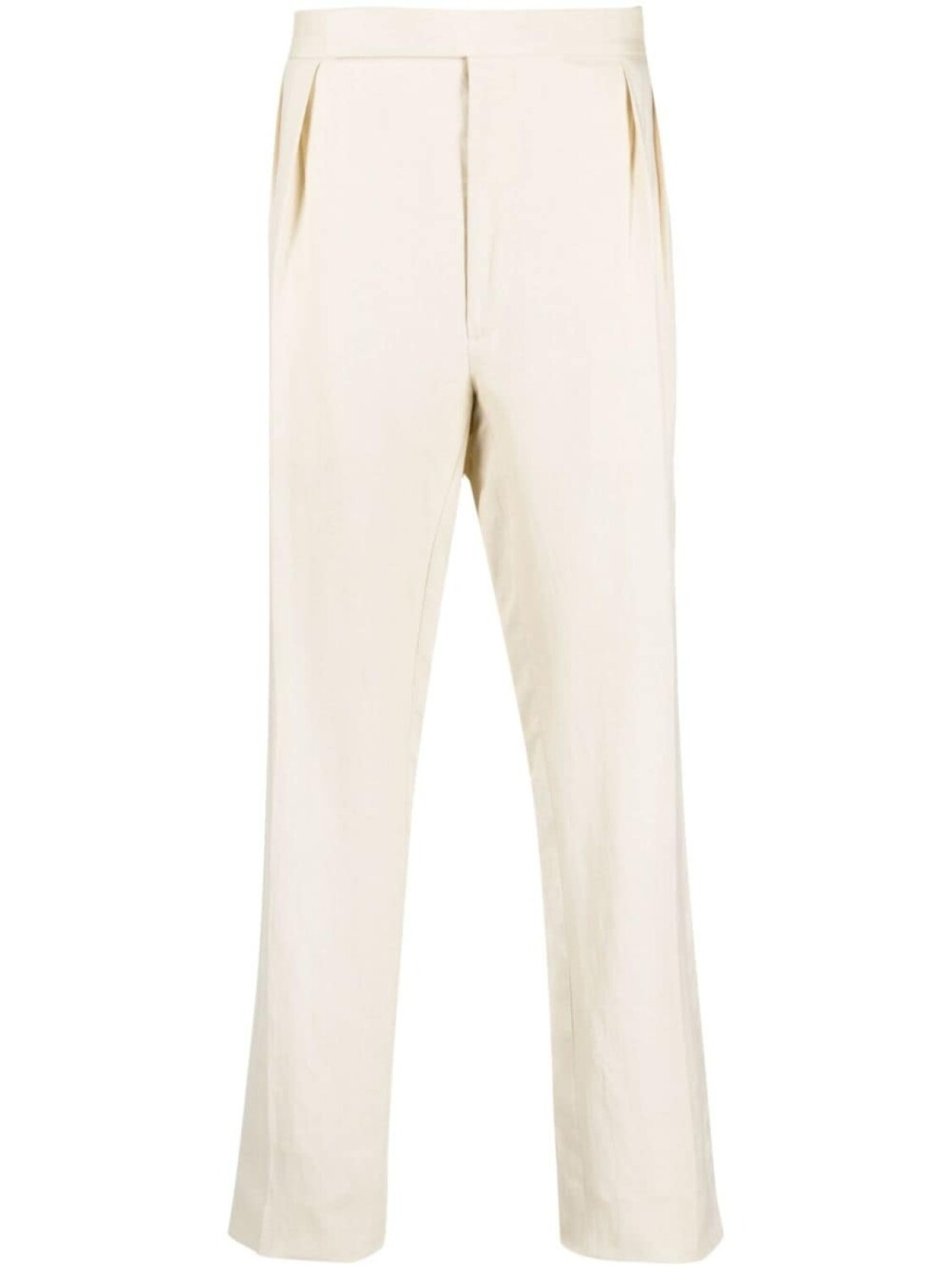 

Ralph Lauren Purple Label straight-leg tailored trousers, нейтральный цвет