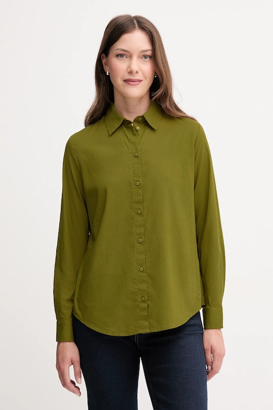 

Хлопковая рубашка United Colors Of Benetton, зеленый