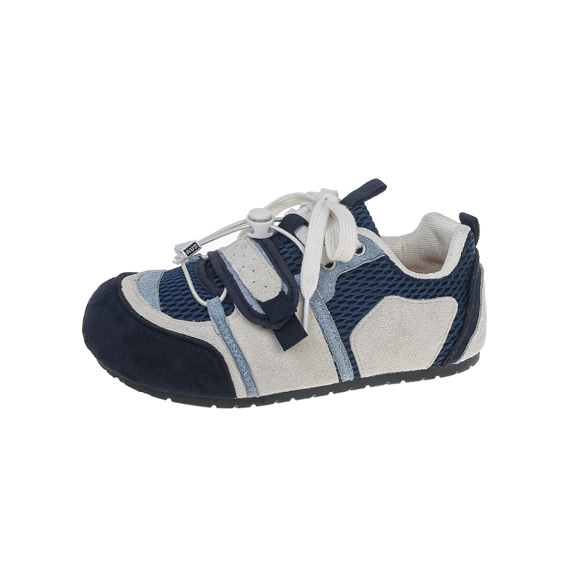 

Кроссовки Shock Absorbers Abrasion Resistant Slip Resistant Low top Kids Lifestyle Shoes Teenagers Peter pan, синий