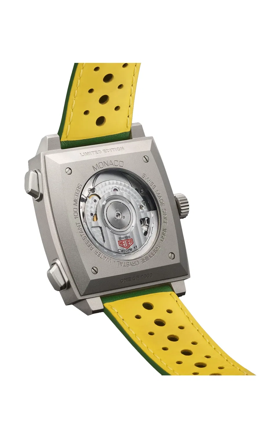 TAG HEUER MONACO ХРОНОГРАФ RACING GREEN - ЛИМИТИРОВАННАЯ СЕРИЯ - CAW218E.FC6565, золотой — фото 2