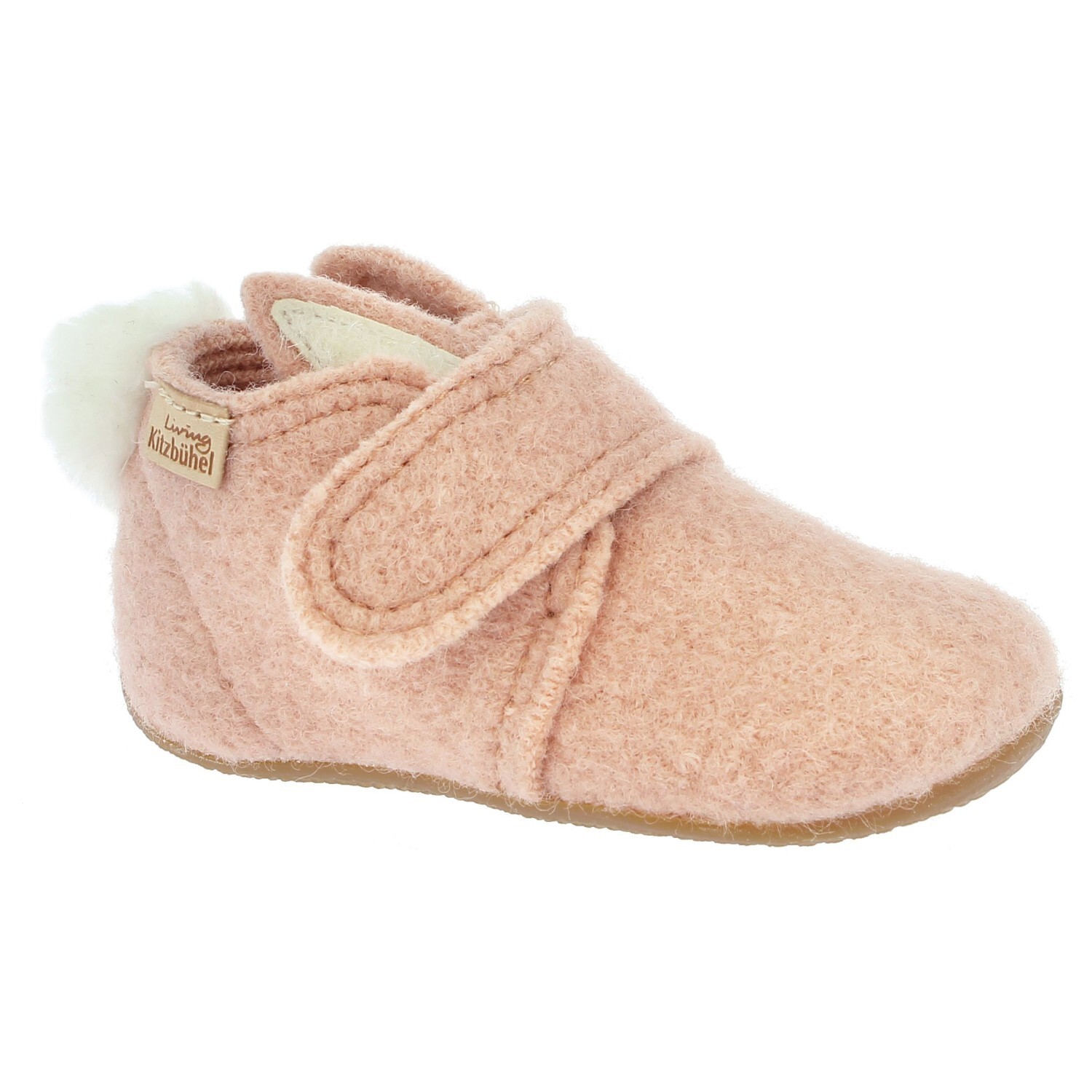 

Тапочки Living Kitzbühel Baby's Klettschuh Hase mit Ohren, цвет Rose Cloud