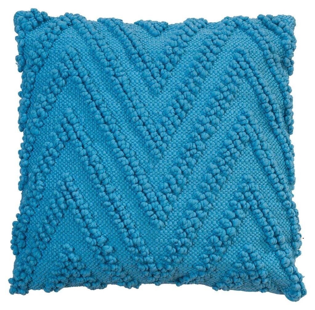 

Подушка - небесно-голубая - 45 х 45 см - с зигзагообразным узором Blyco Textil Group BV