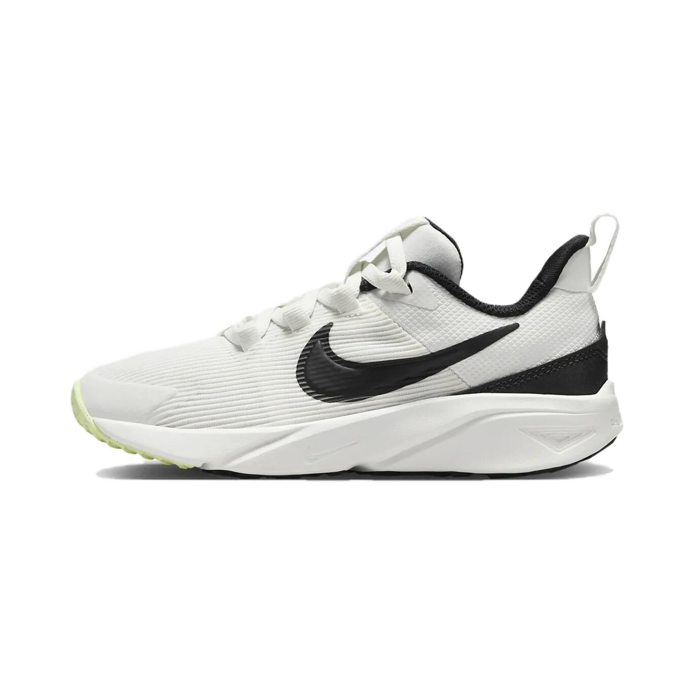 

Кроссовки детские Star Runner 4 PS Low-top белые/черные Nike, белый/черный