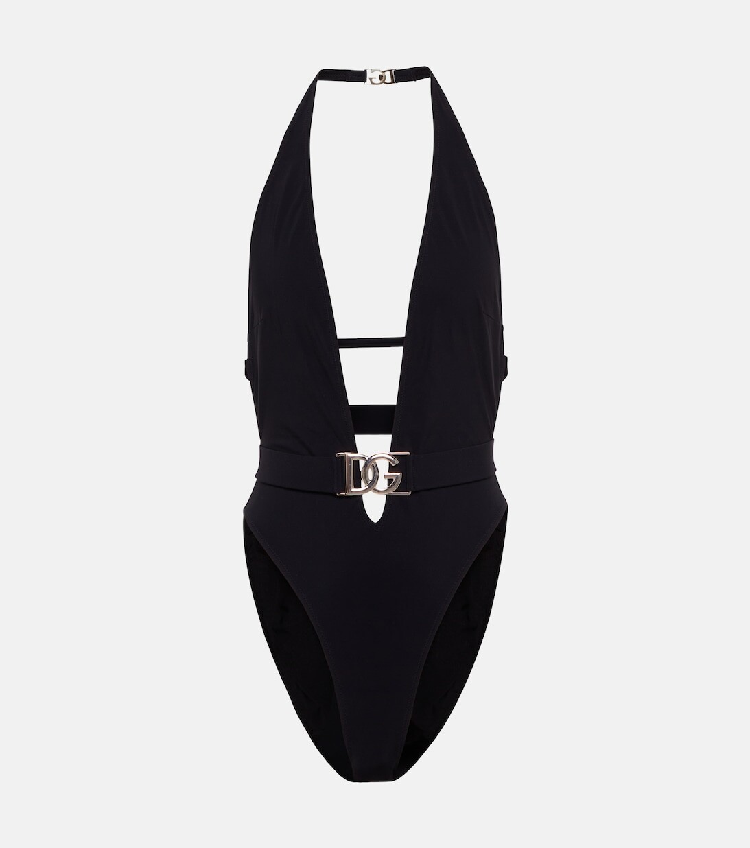 

Купальник с вырезом халтер DOLCE&GABBANA, черный