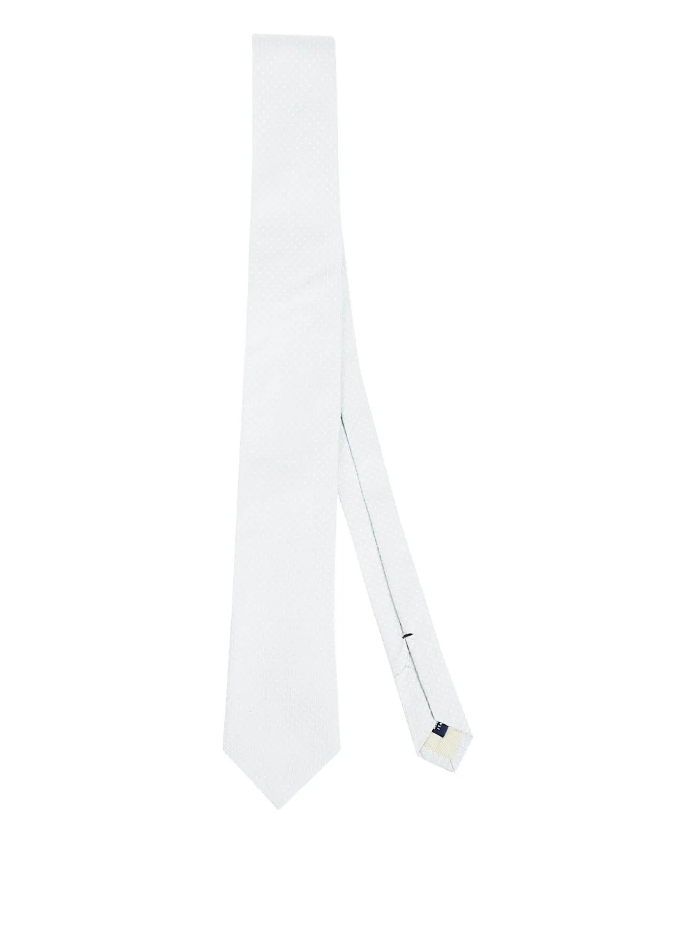 

Шелковый галстук в мелкую точку Errico Formicola, белый